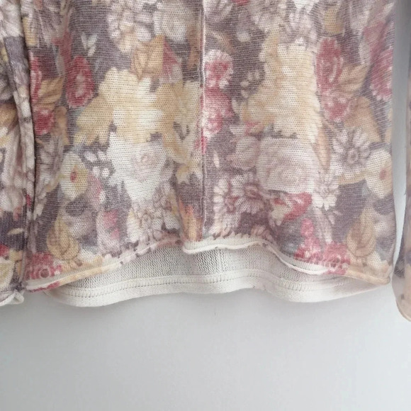 Free People Flower Bomb Wool and Angora  Rabbit Hair Pullover Sweater Small - Picture 7 of 16
